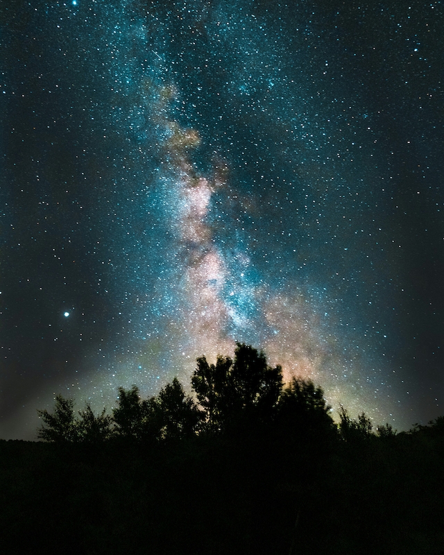 The Milky Way illuminating the night above Preserve Resort & Spa, perfect for celestial observation and stargazing.