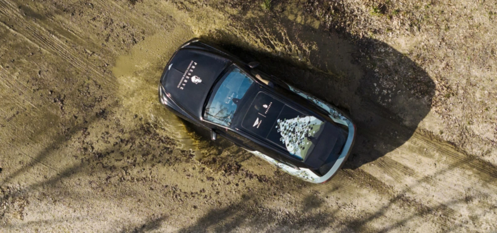 Bentley Bentayga climbing a banking at the Bentley Off-Road Experience at The Preserve in Rhode Island